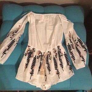 Off the shoulder romper